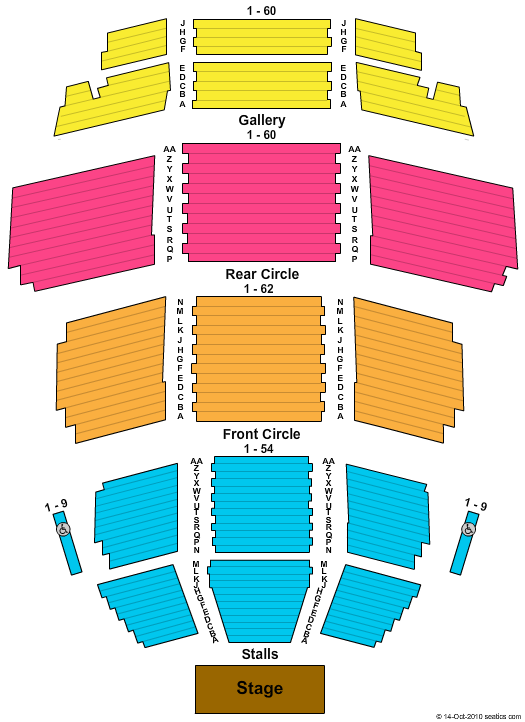 SEC Armadillo End Stage Seating Chart